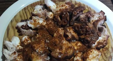 Ración de pulpo